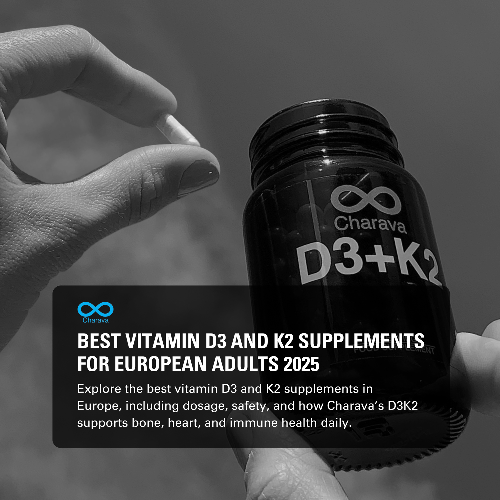 Best Vitamin D3 and K2 Supplements for European Adults 2025 | Charava Europe